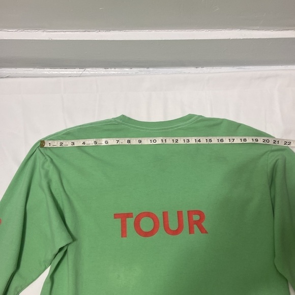 SAINT PABLO,TOUR,GREEN,LONG SLEEVE, MEN’S T-SHIRT. Chest-44 Inches - Picture 3 of 13